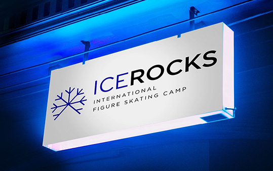 国际滑冰夏令营 Icerocks 品牌VI设计