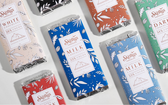 Skelligs Chocolate创意包装设计