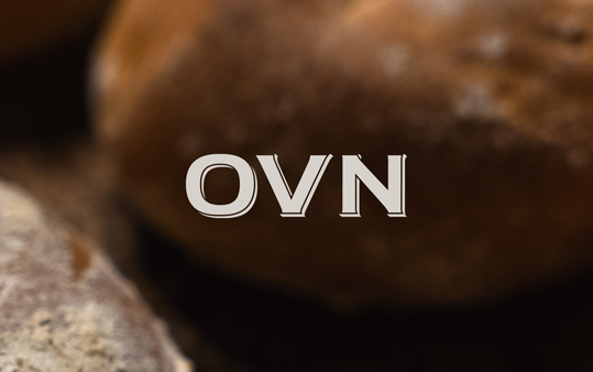 为 Ovn Artisan Bakery 设计的品牌标识