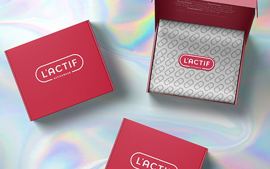 时尚运动服饰品牌 L'Actif 品牌VI设计