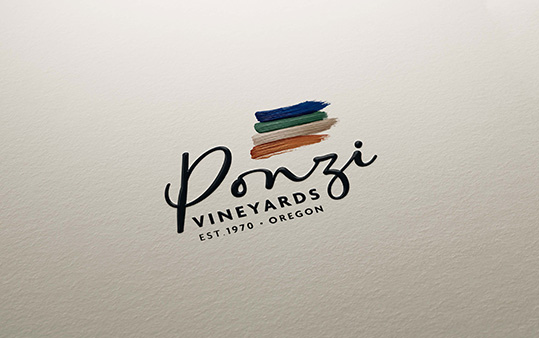 红酒酒庄 Ponzi Vineyards 品牌VI设计