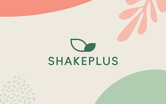天然膳食补充剂品牌 ShakePlus 品牌VI设计